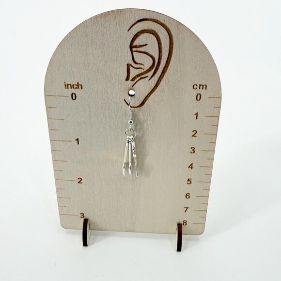 Kitchen Utensil Set Dangle Earrings, Cooking Earrings, Baker Earrings - Picture 2 of 2